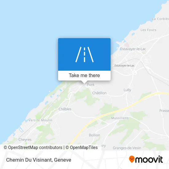 Chemin Du Visinant map