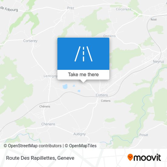 Route Des Rapillettes map