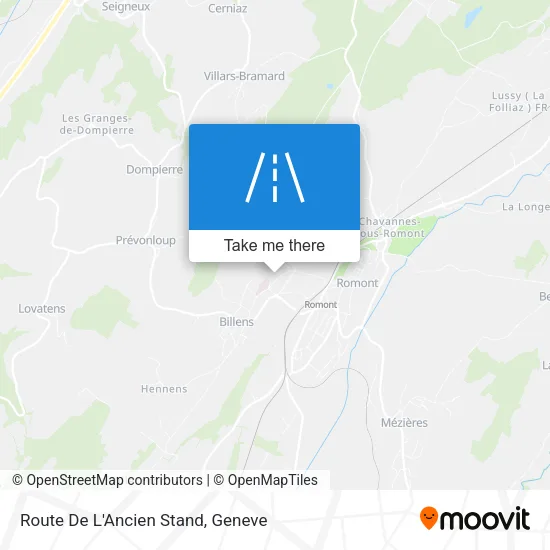 Route De L'Ancien Stand plan