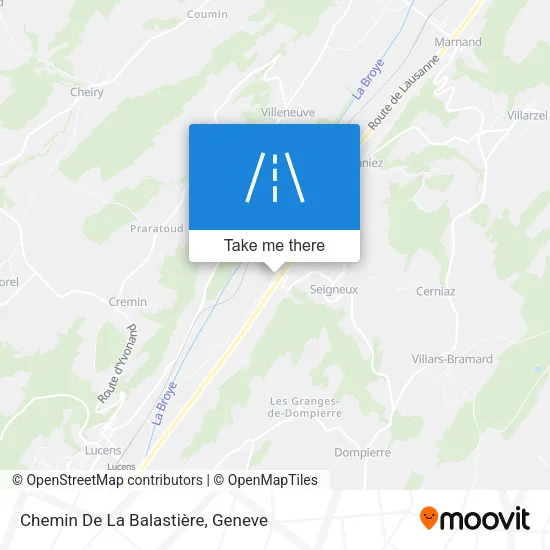 Chemin De La Balastière map