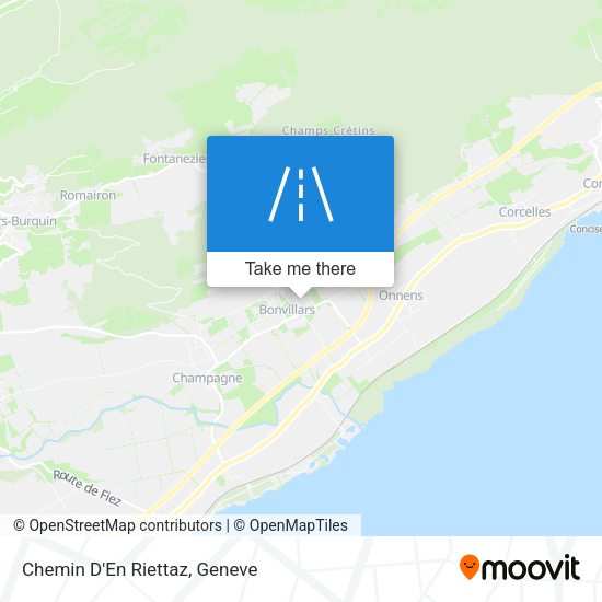 Chemin D'En Riettaz map