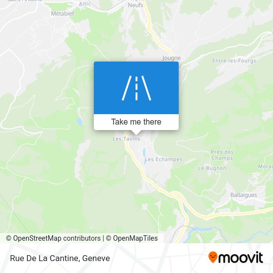 Rue De La Cantine map