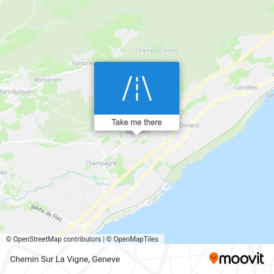 Chemin Sur La Vigne map