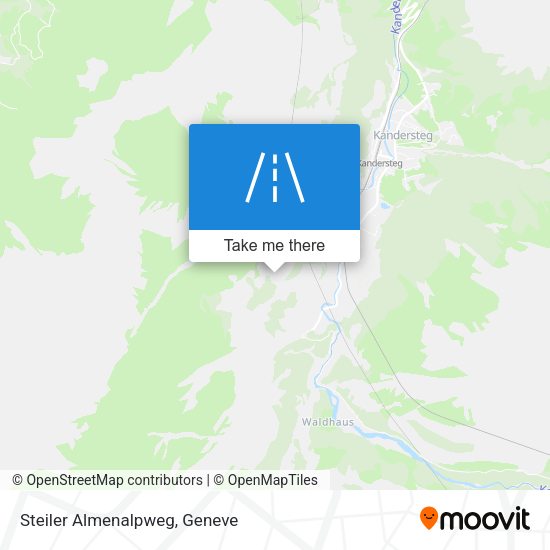 Steiler Almenalpweg map