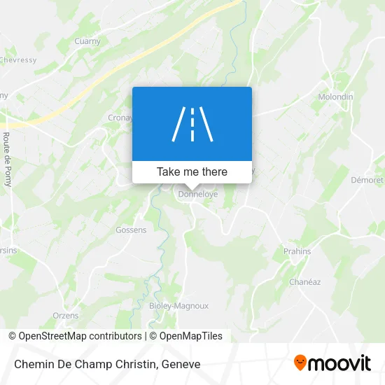 Chemin De Champ Christin map