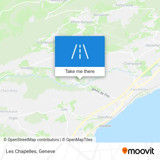 Les Chapelles map
