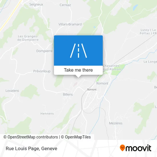 Rue Louis Page map