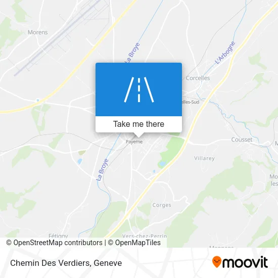 Chemin Des Verdiers map