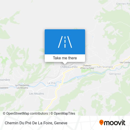Chemin Du Pré De La Foire map