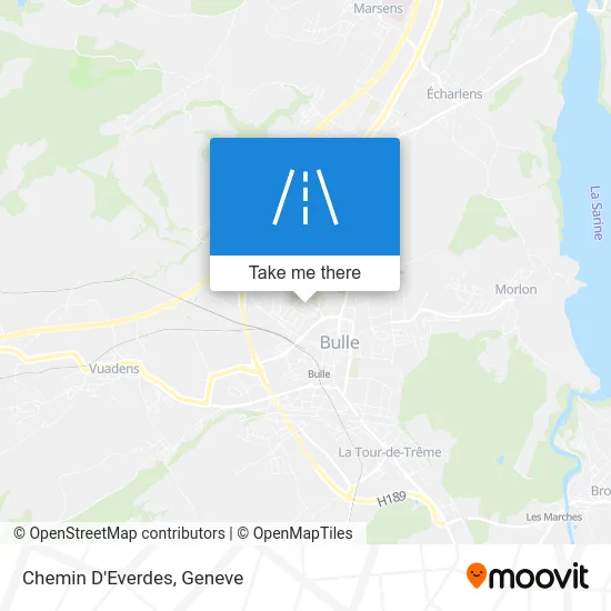 Chemin D'Everdes map