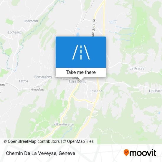 Chemin De La Veveyse map