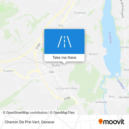 Chemin De Pré-Vert map