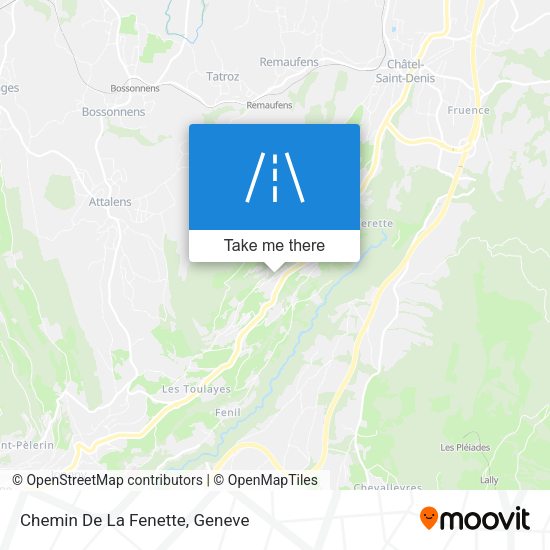Chemin De La Fenette map