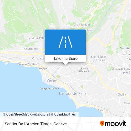 Sentier De L'Ancien-Tirage map