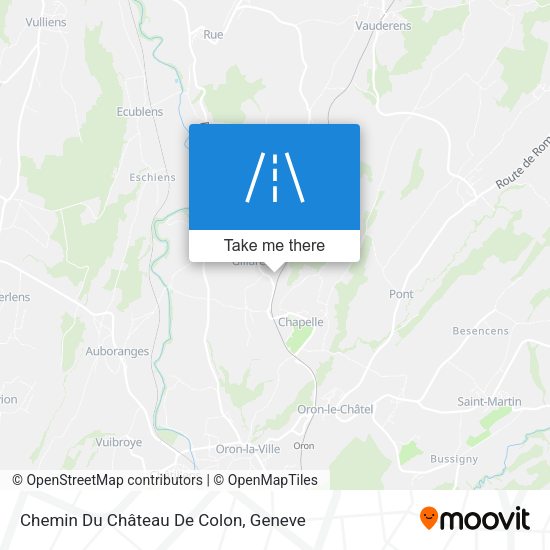 Chemin Du Château De Colon map