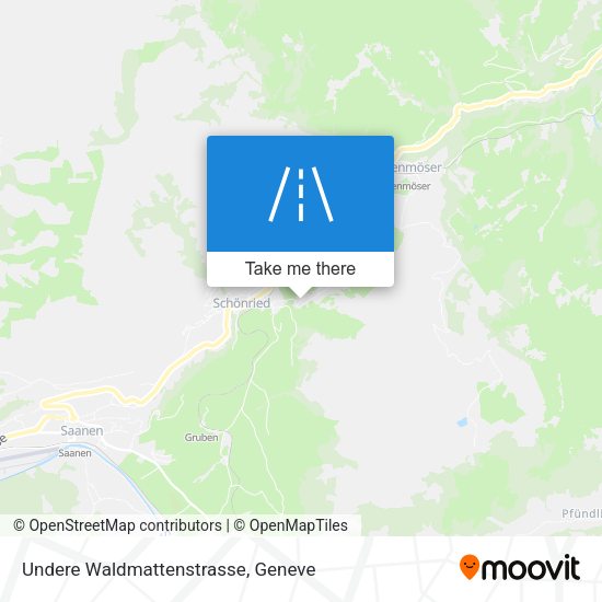 Undere Waldmattenstrasse map