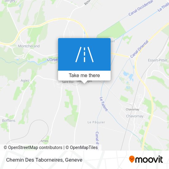 Chemin Des Taborneires map