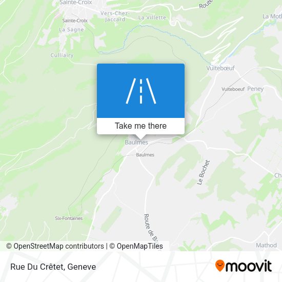 Rue Du Crêtet map