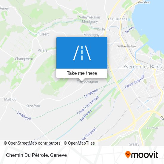 Chemin Du Pétrole map