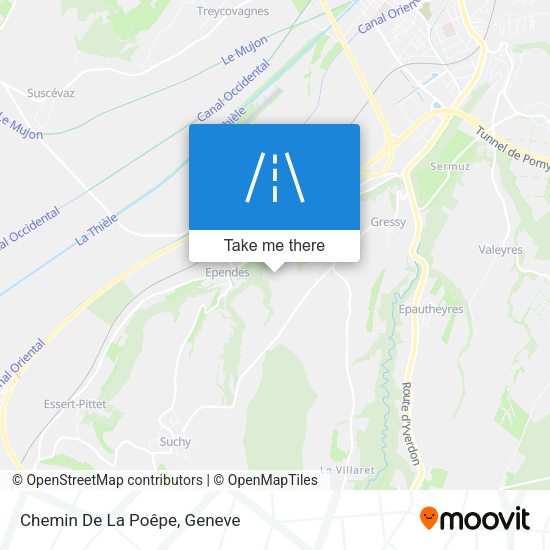 Chemin De La Poêpe map
