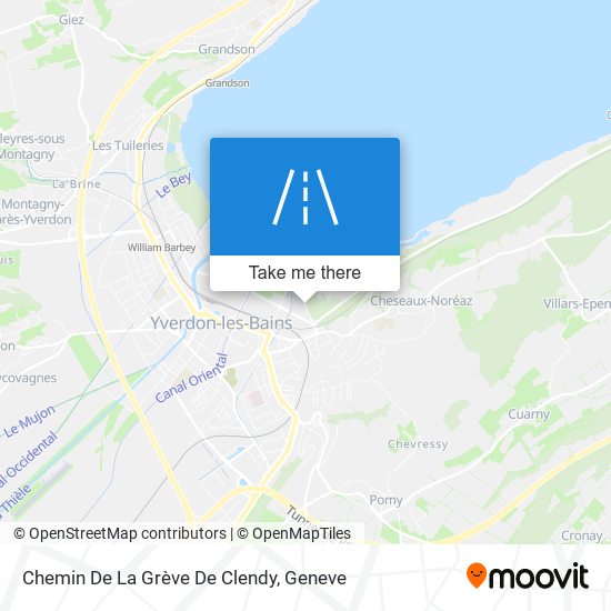 Chemin De La Grève De Clendy map