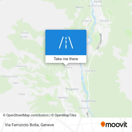 Via Ferruccio Bolla map