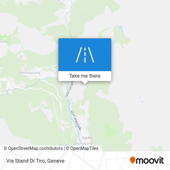 Via Stand Di Tiro map
