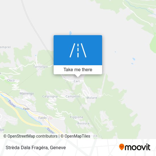 Strèda Dala Fragéra map