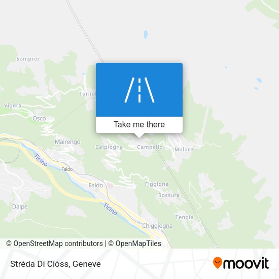 Strèda Di Ciòss map