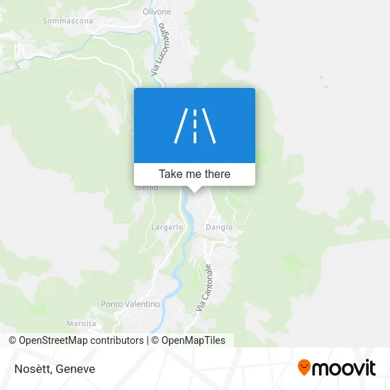 Nosètt map