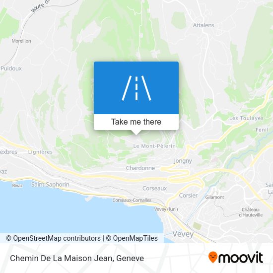 Chemin De La Maison Jean map