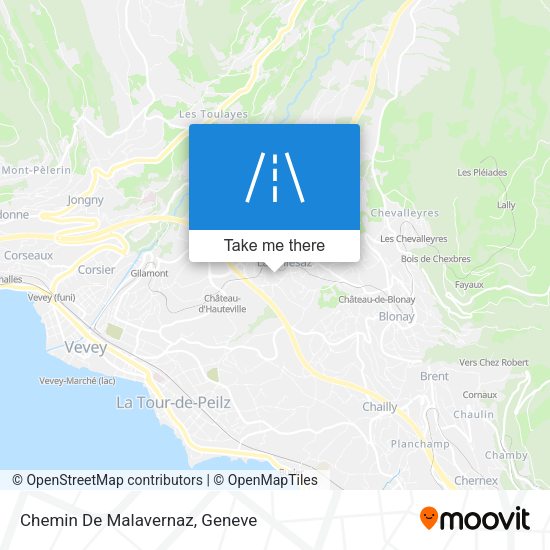 Chemin De Malavernaz map