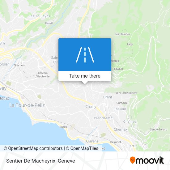 Sentier De Macheyrix map