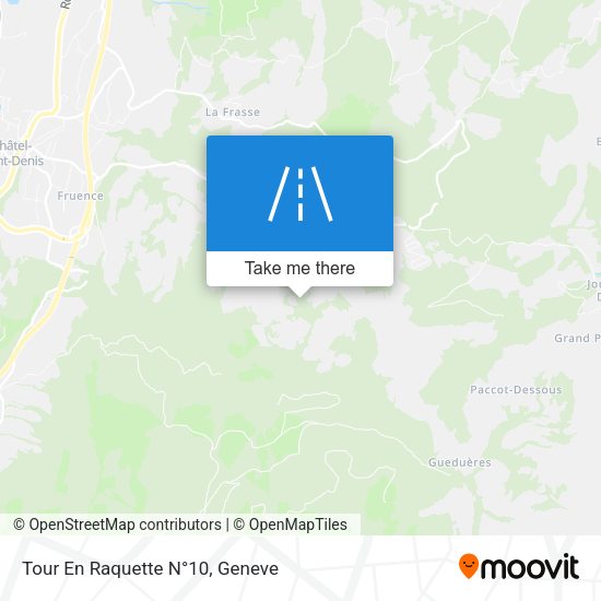 Tour En Raquette N°10 map