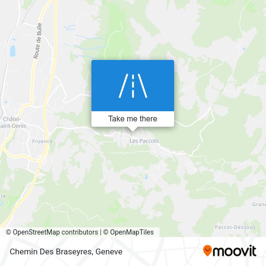 Chemin Des Braseyres map