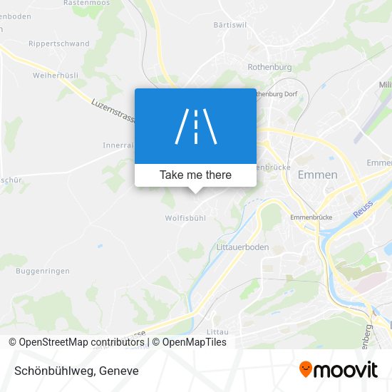 Schönbühlweg map