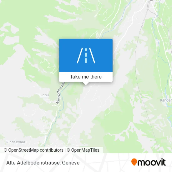 Alte Adelbodenstrasse map