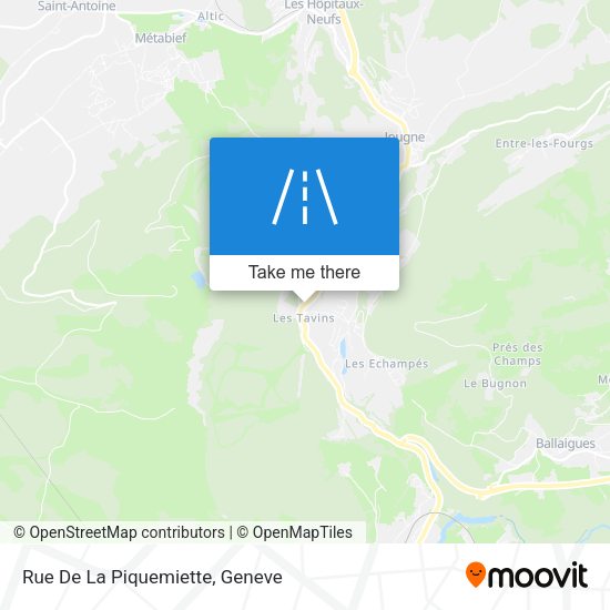 Rue De La Piquemiette map