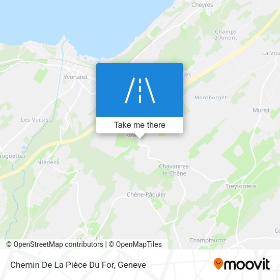 Chemin De La Pièce Du For map