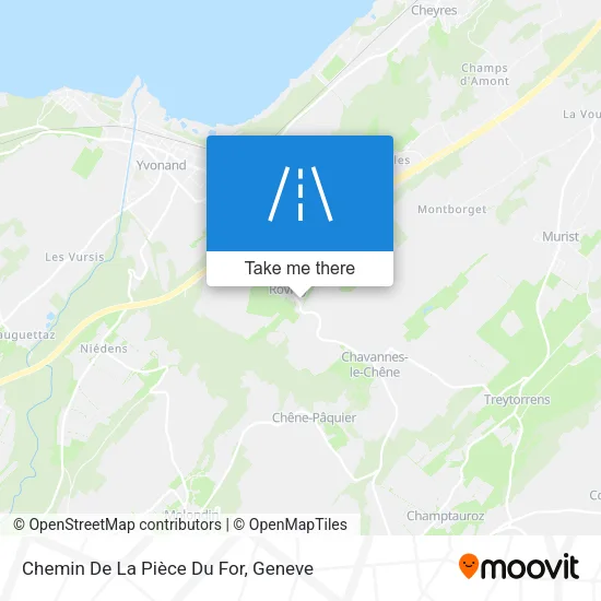 Chemin De La Pièce Du For map