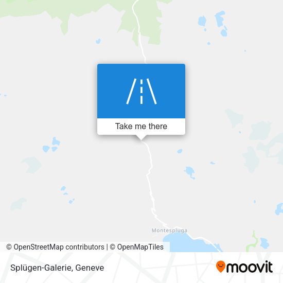 Splügen-Galerie map