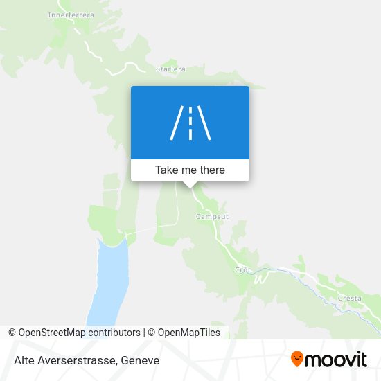 Alte Averserstrasse map