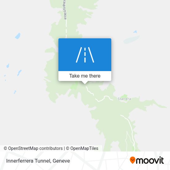 Innerferrera Tunnel map