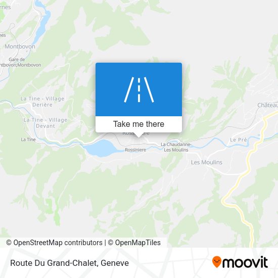 Route Du Grand-Chalet map