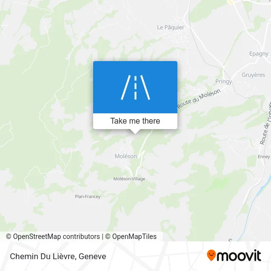Chemin Du Lièvre map
