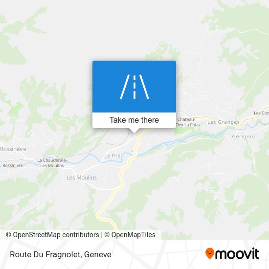 Route Du Fragnolet map