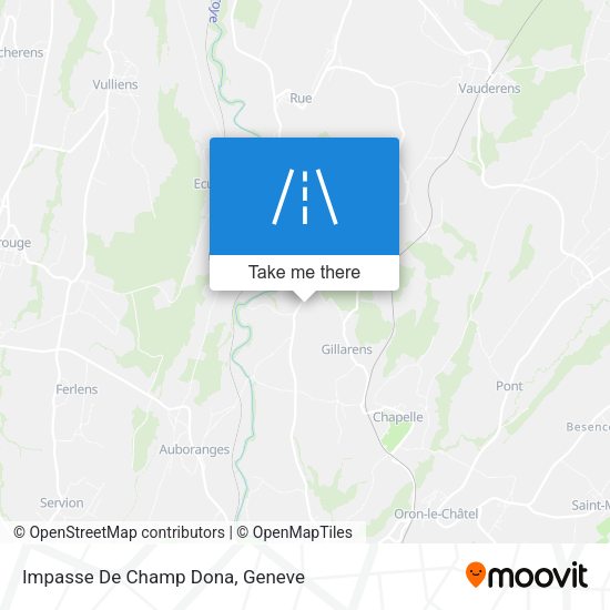 Impasse De Champ Dona map
