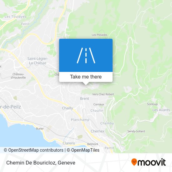 Chemin De Bouricloz map