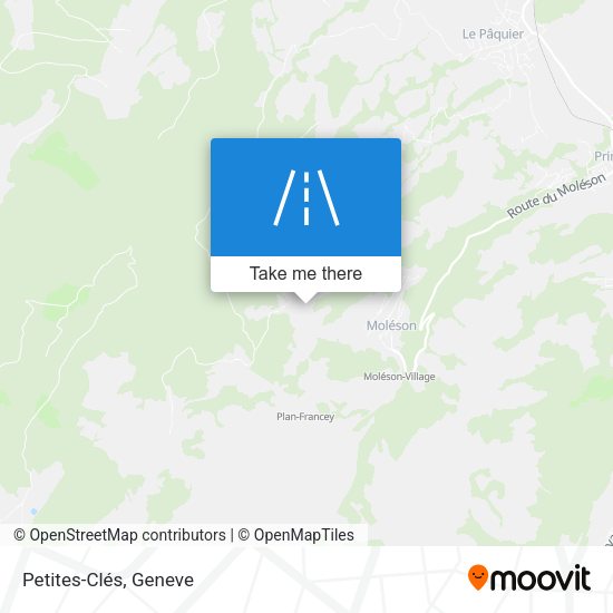 Petites-Clés map