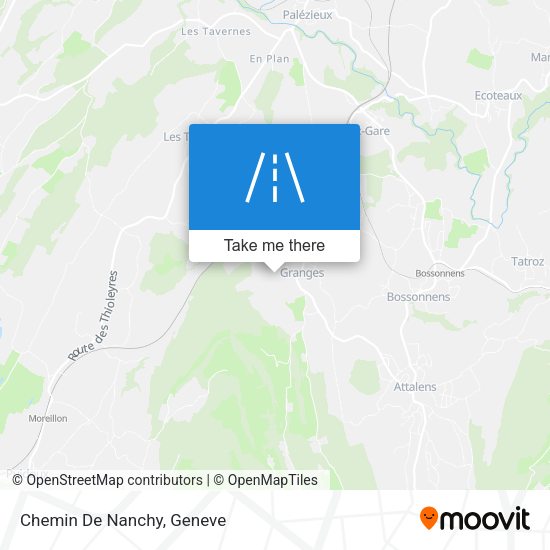 Chemin De Nanchy map